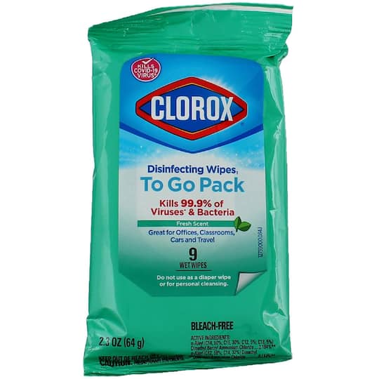 Clorox Fresh Scent Disinfecting Wipes To Go ct By Michaels | 2.3